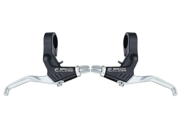 Tektro Eclipse MT2.1 Bremsehendel Sett Sort/sølv, alu, 174gr 